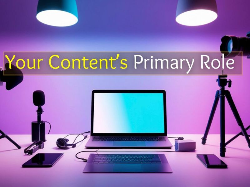 Your Content’s Primary&nbsp;Role…
